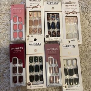 Impress nails set of 8